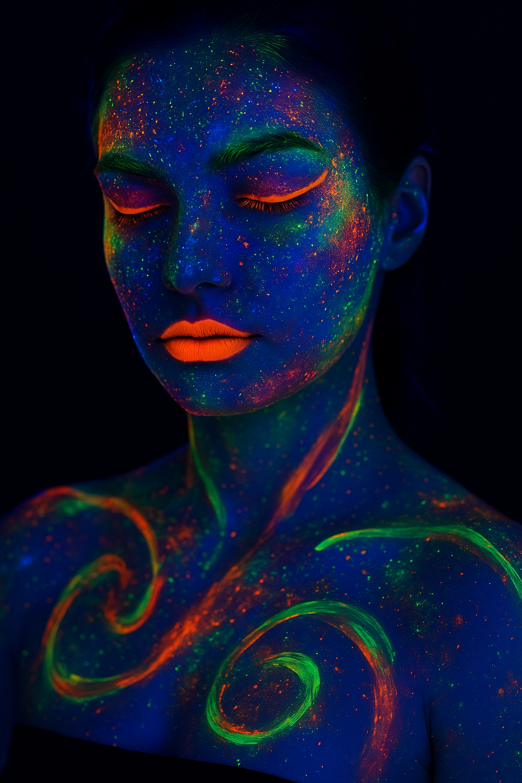 Pintura Neón Fluorescente – Colores Brillantes para Fiestas, Cuerpo, Rostro y Manualidades