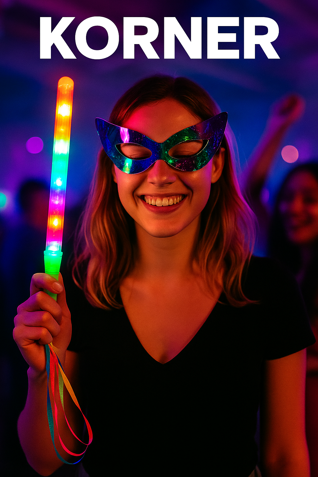 Bastón Luminoso LED Multicolor – Accesorio Divertido para Fiestas, Eventos, Desfiles y Conciertos