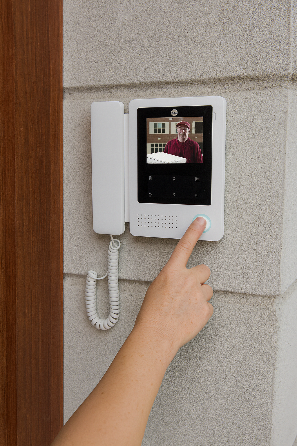 Video Portero con Monitor 4” Yale 83209 – Seguridad y Control en tu Hogar