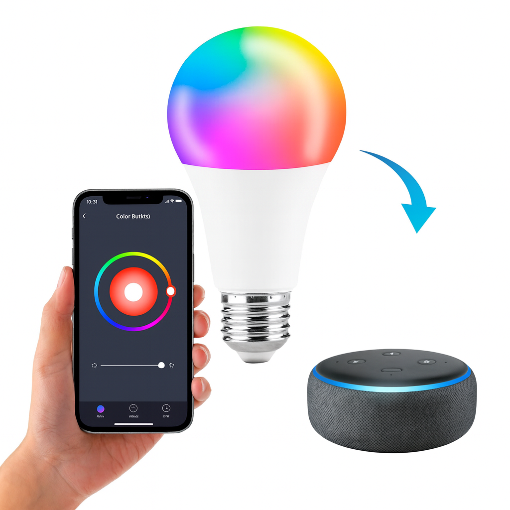 Lámpara LED 10W Multicolor Dimmable SH2001 AVIA – Control Remoto y Eficiencia Energética