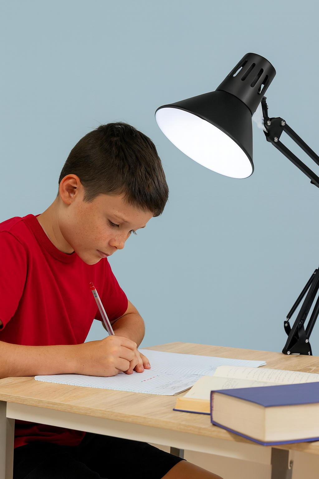 Luminario de Escritorio 4721 Adir – Brazo Flexible y Base Ajustable Negro