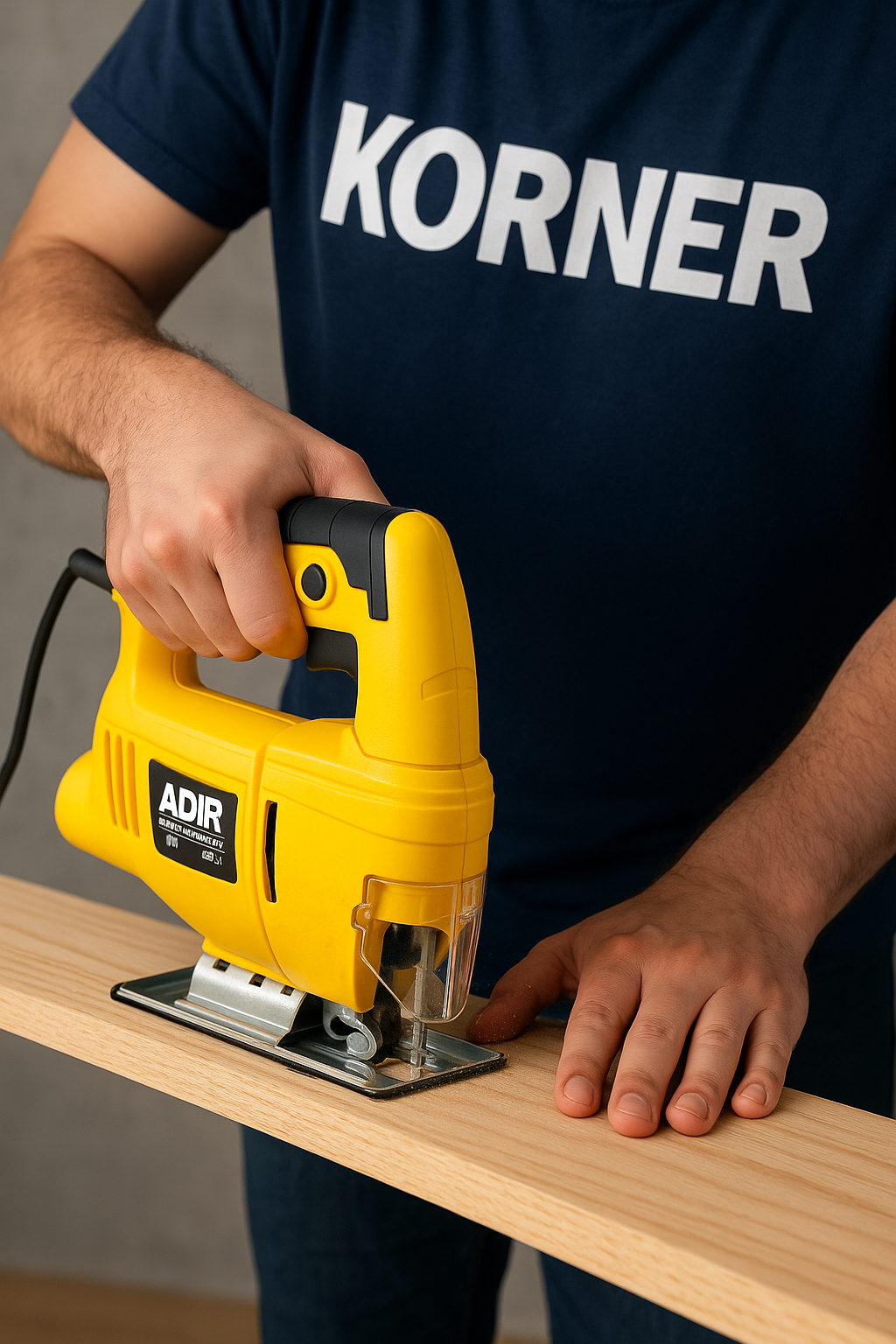 Sierra Caladora Eléctrica ADIR 811 Profesional 350W – Corte Preciso en Madera y Metal