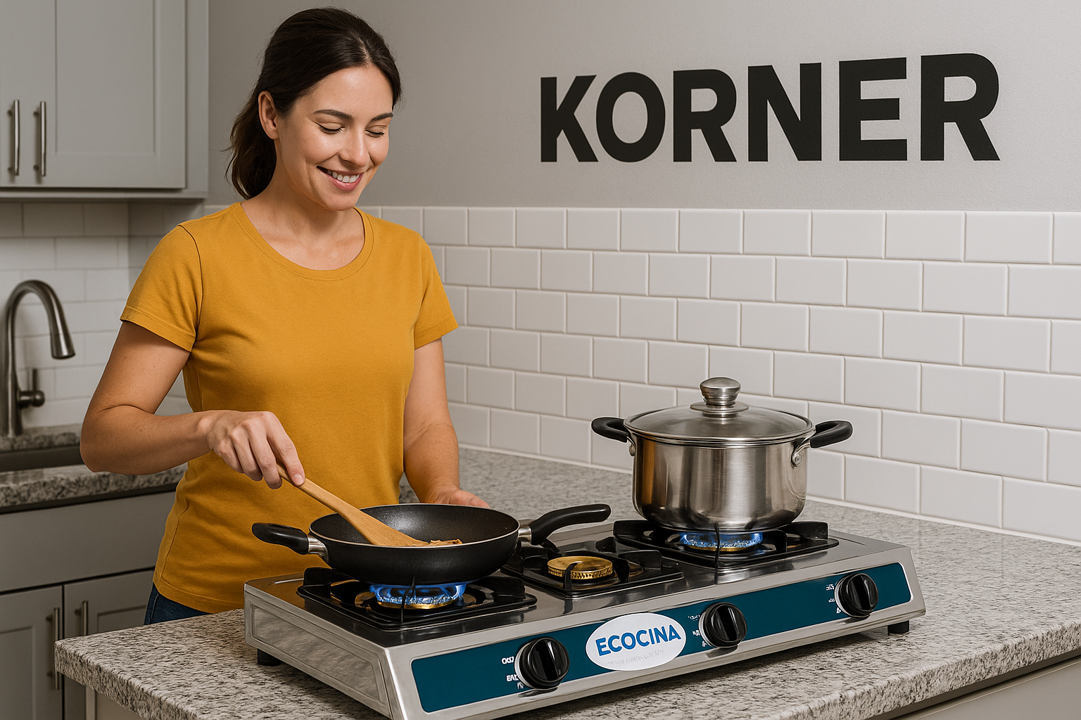 Parrilla Estufa de Gas LP IML 3 Quemadores Cromada – Cocina Compacta Antisarro