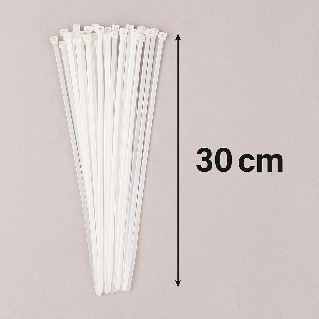 Cinchos Plásticos Adir Bote 650 Piezas – Abrazaderas de Nylon Resistentes y Multiusos