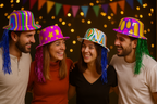 Sombrero con Peluca Integrada – Accesorio Divertido para Fiestas, Disfraces y Eventos Temáticos 🎩😂