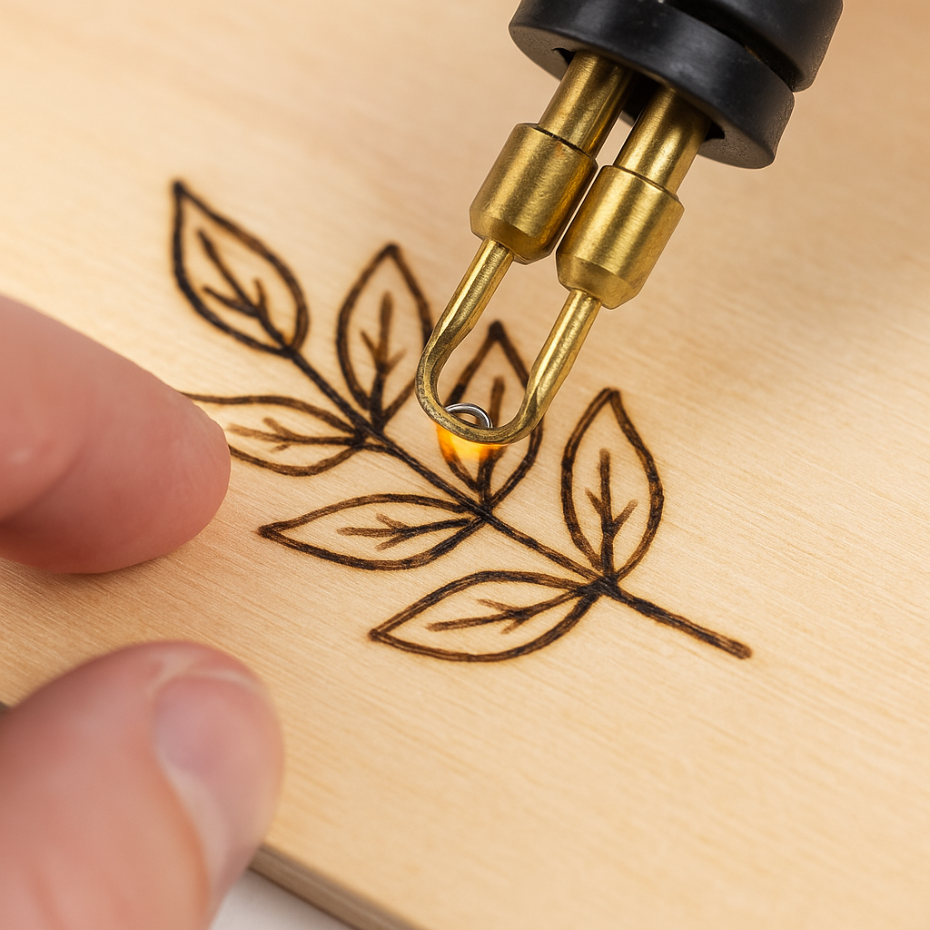 Juego de Puntas para Pirógrafo 10 Piezas | Accesorios Metálicos Intercambiables para Grabado en Madera, Cuero y Artesanías