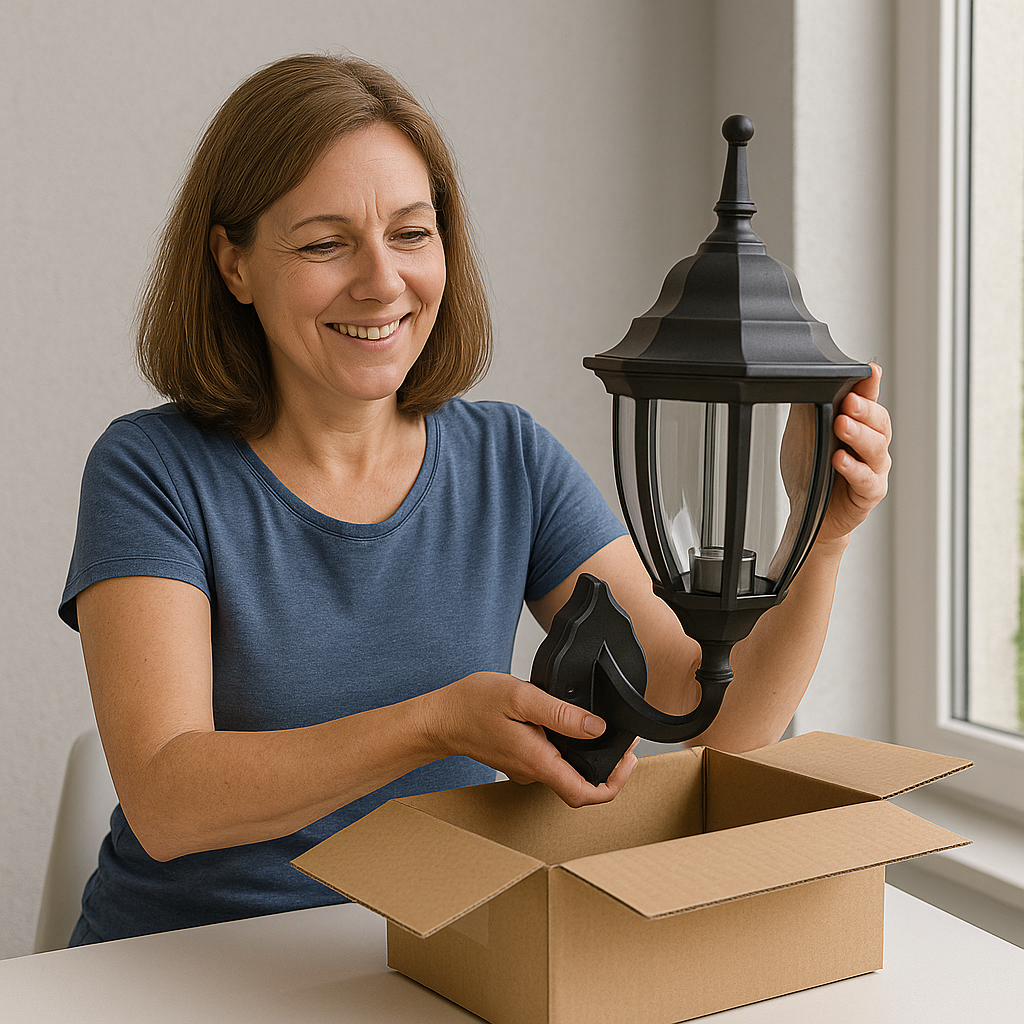 Farol de Pared Clásico Negro FU0672 Fulgore – Iluminación Elegante para-Exterior
