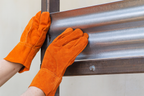 Guantes de Carnaza Cortos – Protección Resistente para Trabajo Rudo y Soldadura