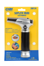 Soplete Mini Electrónico OBI – Portátil, Seguro y Versátil para Uso Doméstico y Profesional