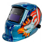Careta Electrónica Soldar Automática Águila Adir 6710 Color Azul