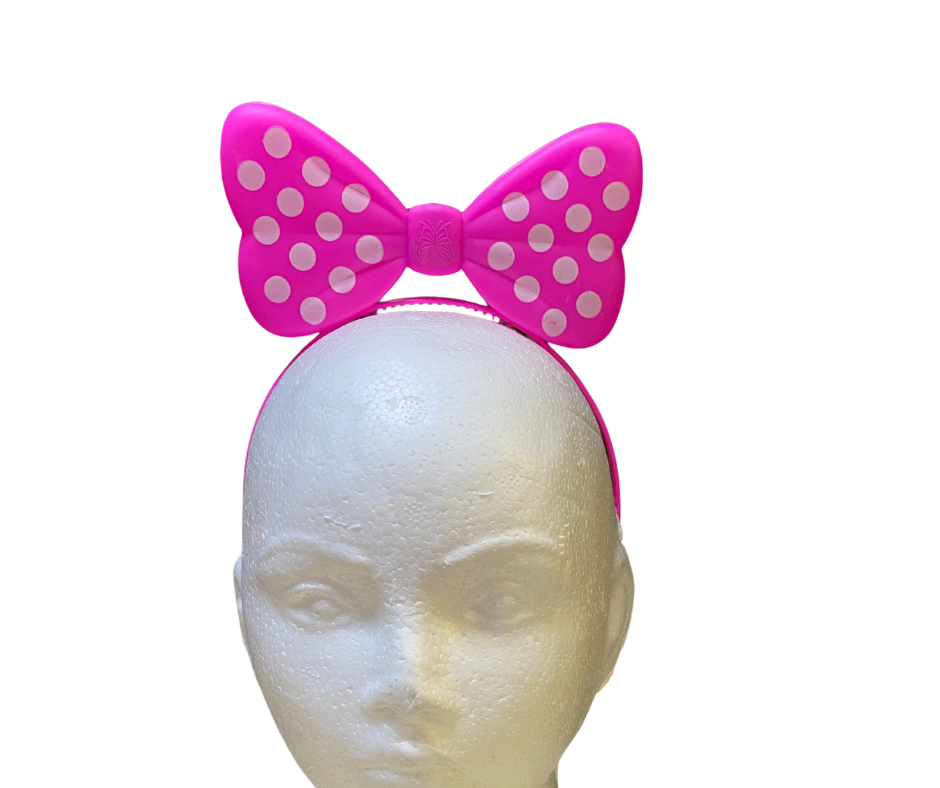 Diadema de Minnie con Luz LED – 12 pzs Accesorio Luminoso para Fiestas, Niñas y Disfraces Divertidos