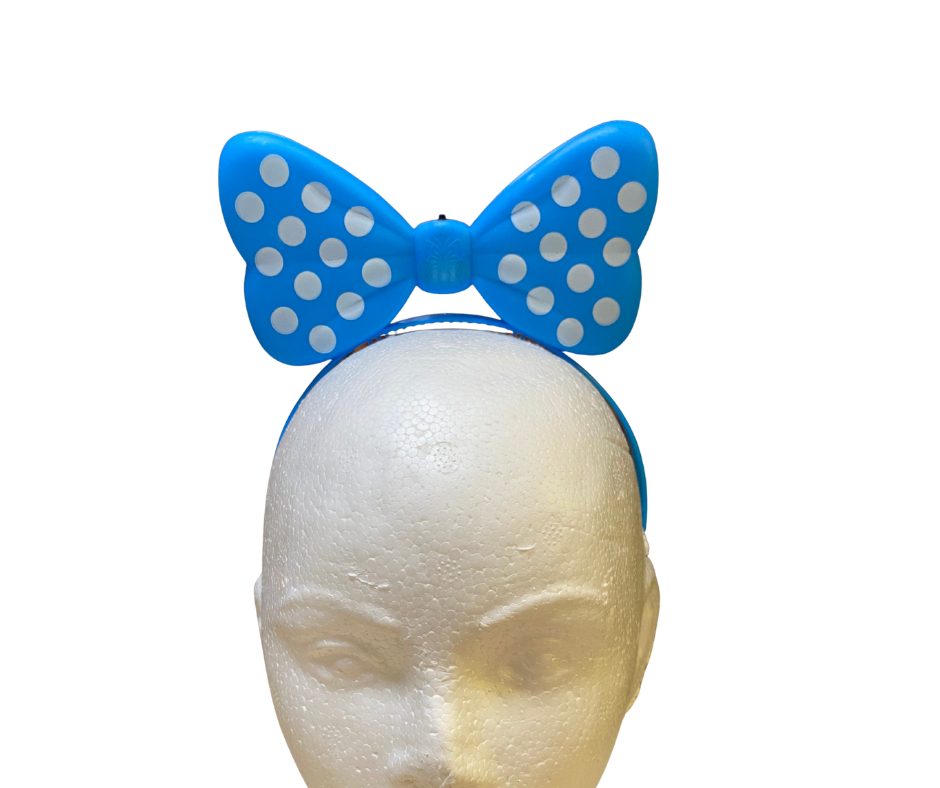 Diadema de Minnie con Luz LED – 12 pzs Accesorio Luminoso para Fiestas, Niñas y Disfraces Divertidos