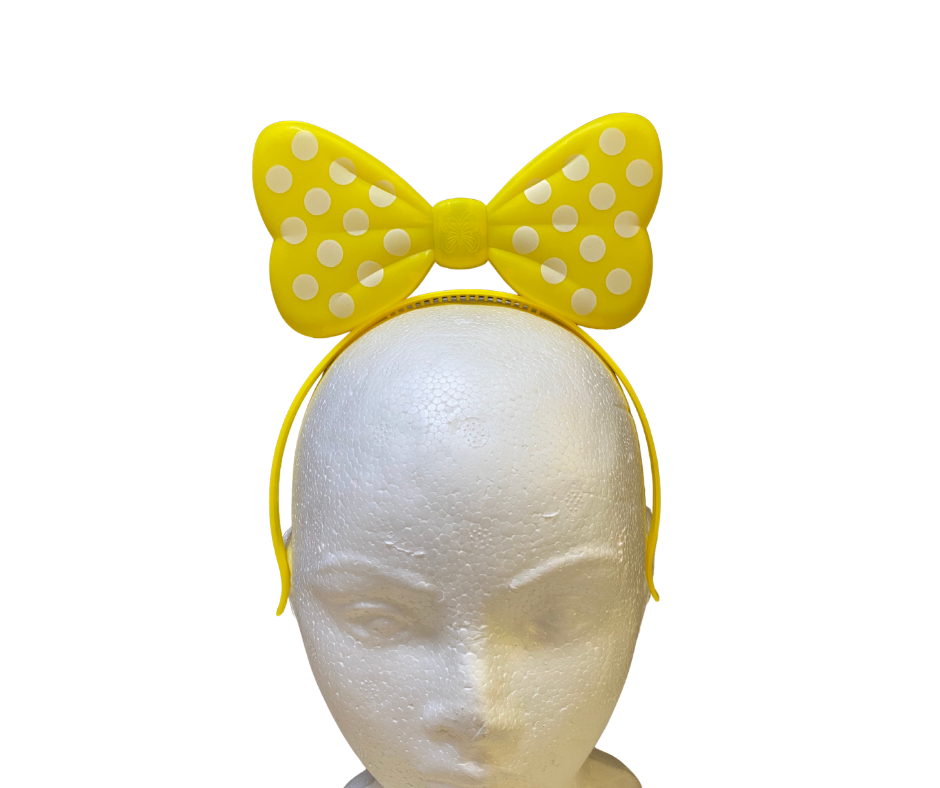 Diadema de Minnie con Luz LED – 12 pzs Accesorio Luminoso para Fiestas, Niñas y Disfraces Divertidos