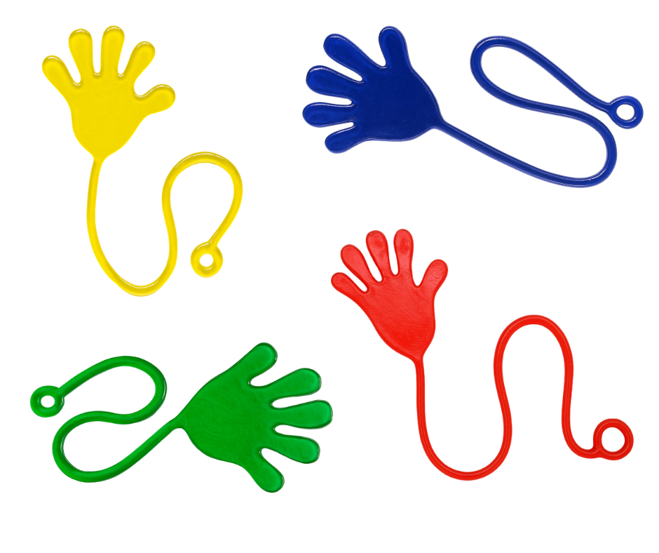 Manita Pegajosa Extensible – Juguete Divertido y Estirable para Niños, Fiestas y Sorpresas