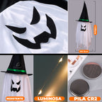 Luces LED de Calabaza Impermeables para Exterior – Decoración de Halloween al Aire Libre Espeluznante y Festiva