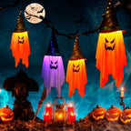 Luces LED de Calabaza Impermeables para Exterior – Decoración de Halloween al Aire Libre Espeluznante y Festiva