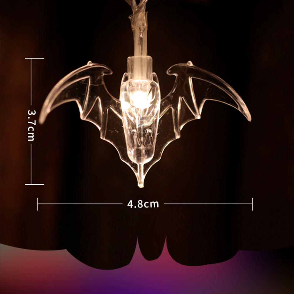 Guirnalda de Halloween con murciélagos – Decoración colgante festiva para fiestas temáticas, hogares y negocios con ambiente espeluznante