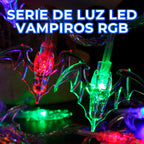 Guirnalda de Halloween con murciélagos – Decoración colgante festiva para fiestas temáticas, hogares y negocios con ambiente espeluznante