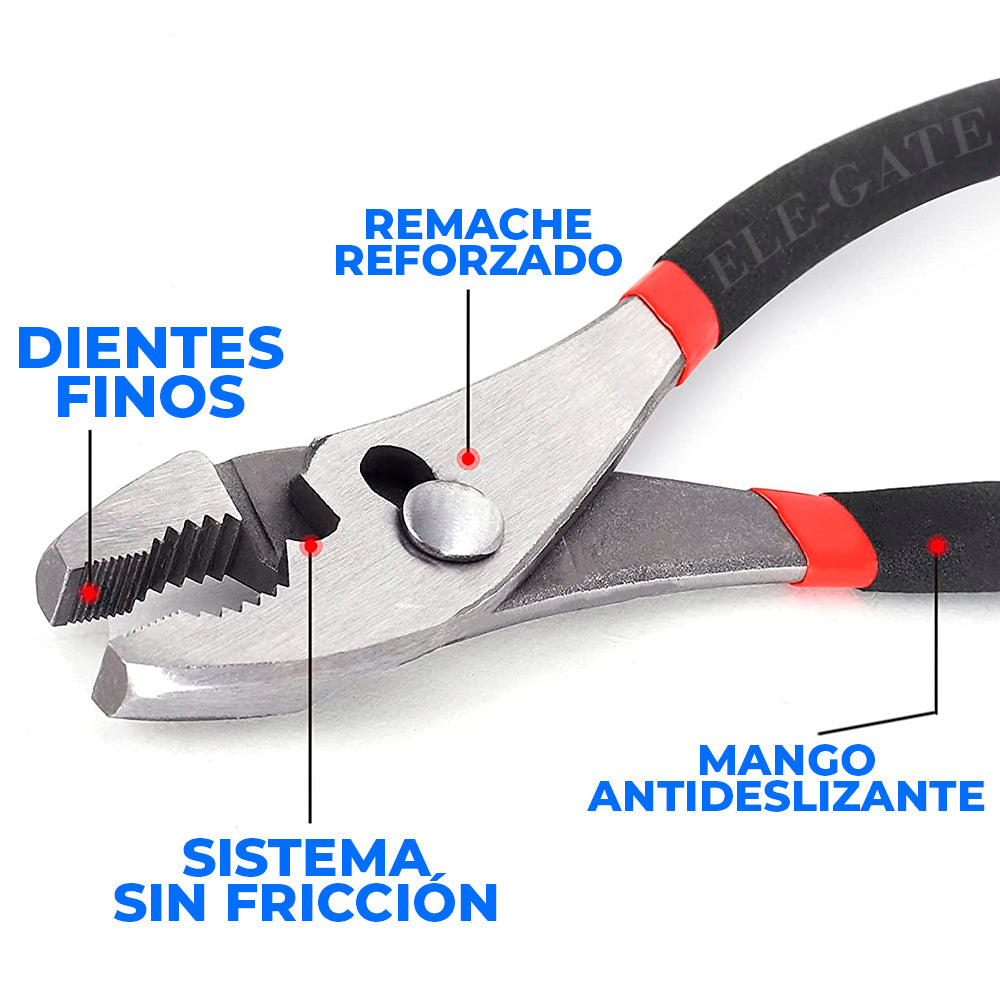 Juego de Alicates y Pinzas 5 Piezas – Set Profesional con Empuñaduras Antideslizantes y Mango Ergonómico