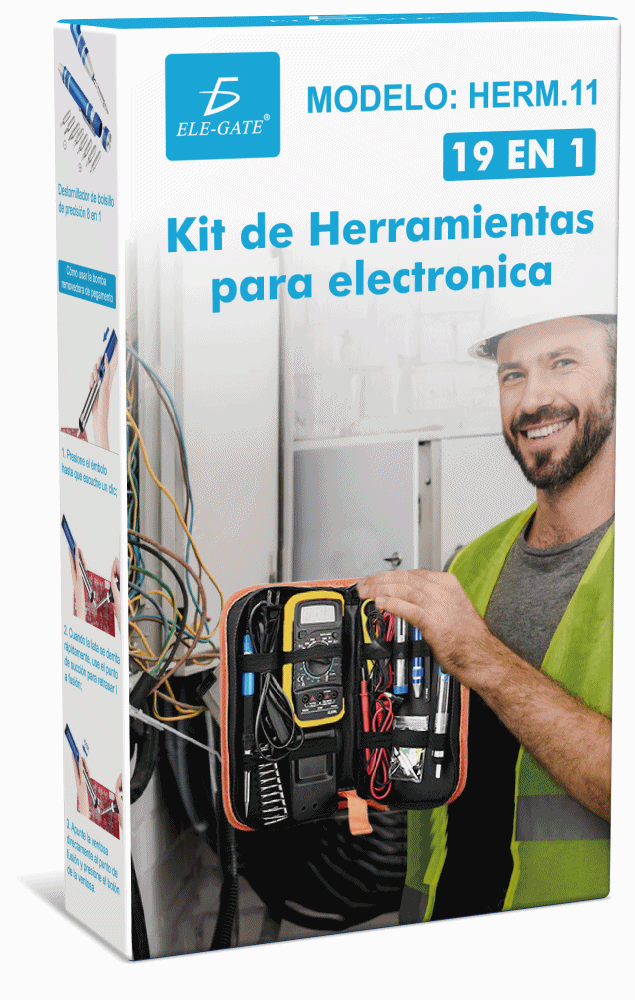 Kit de soldadura profesional con temperatura ajustable y pantalla LCD – Cautín cerámico de alta precisión con accesorios para electrónica y reparación