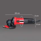 Esmeriladora y amoladora de alta potencia 4-1/2" – Herramienta eléctrica profesional para corte, desbaste y pulido (no incluye discos)