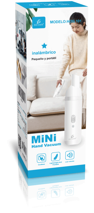 Aspiradora Portátil para Automóvil y Hogar – Alta Potencia, Filtro Lavable y Cable Largo