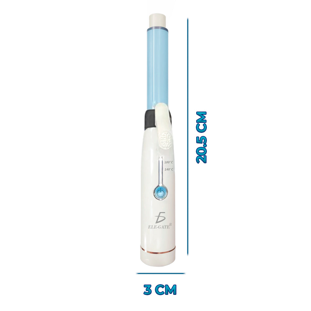 Rizador de Pelo Portátil para Rizos y Ondas – Calentamiento Rápido y Diseño Ergonómico