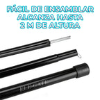 Carpa plegable 3x3 m con tela repelente al agua – Toldo portátil resistente al sol y lluvia, ideal para exteriores, eventos, jardines y negocios