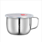 Tazón Multiusos de Acero Inoxidable Resistente – Ideal para Cocina, Mezclar, Servir y Almacenar Alimentos