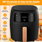 Freidora de Aire Digital 8 Litros 2400W – Pantalla Táctil, Sin Aceite, Antiadherente y de Alta Potencia