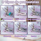 Máquina de coser multifuncional con 12 patrones de puntada – Máquina portátil doméstica para costura, remates y arreglos profesionales