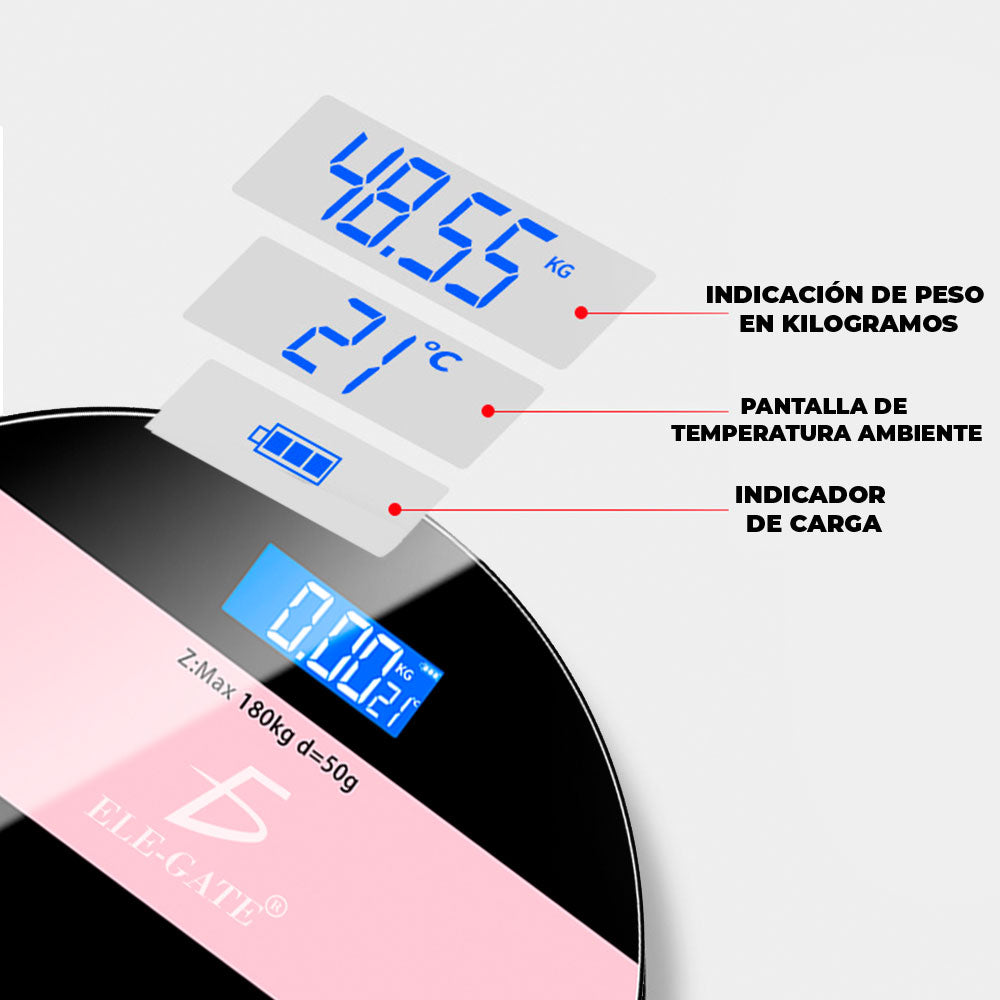 Báscula Digital Inteligente con Carga USB – Moderna, Ligera y de Alto Impacto