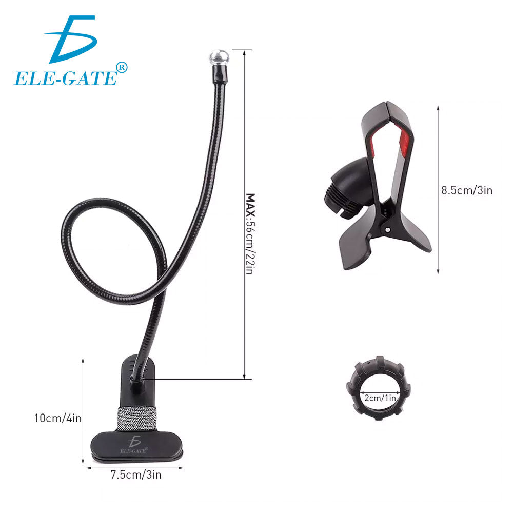 Soporte Universal Flexible para Celular 360° – Ajustable para Mesa o Cama, Compatible con iPhone y Android