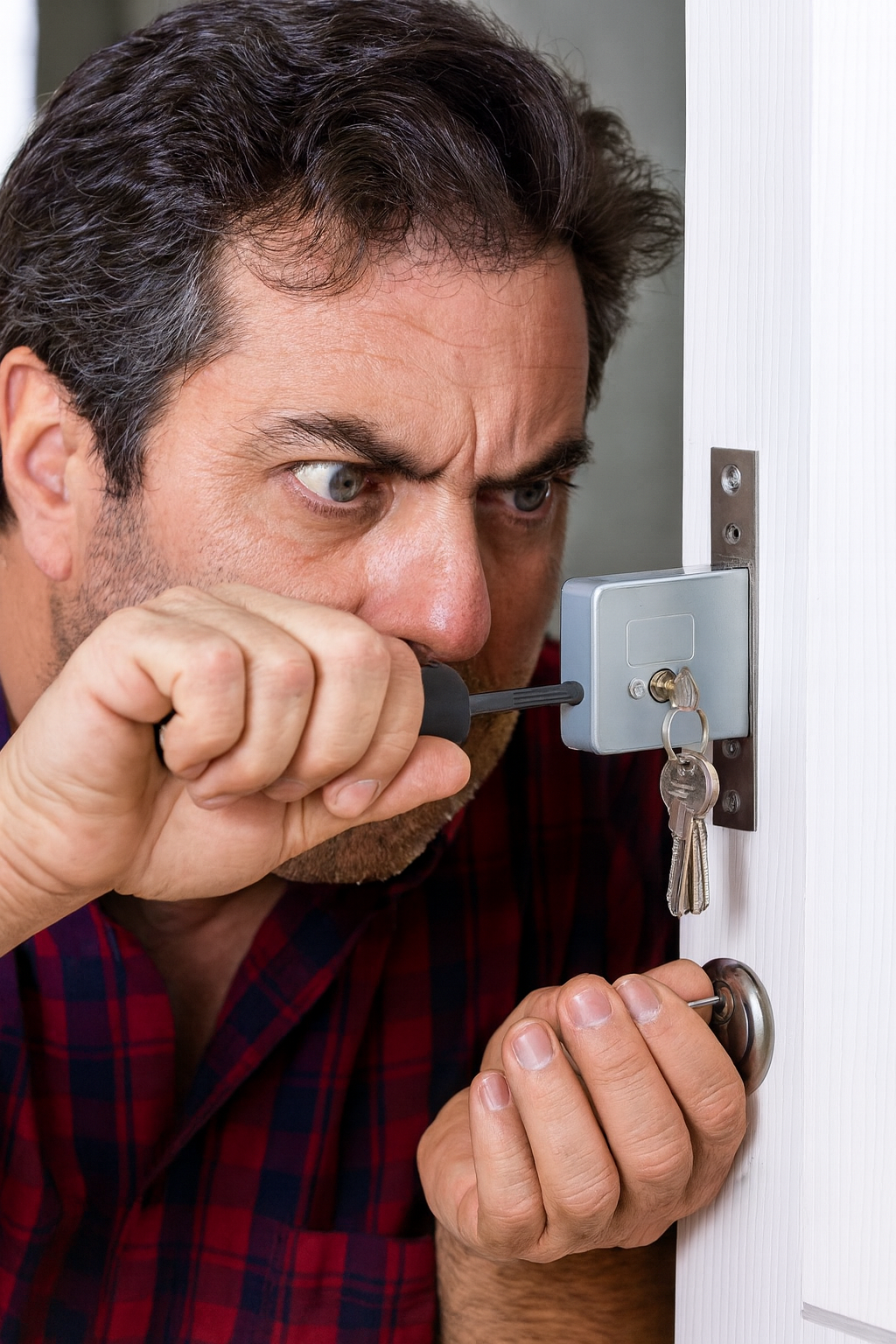 Cerrojo de Seguridad con Bulones de Acero – Máxima Protección para Puertas y Rejas