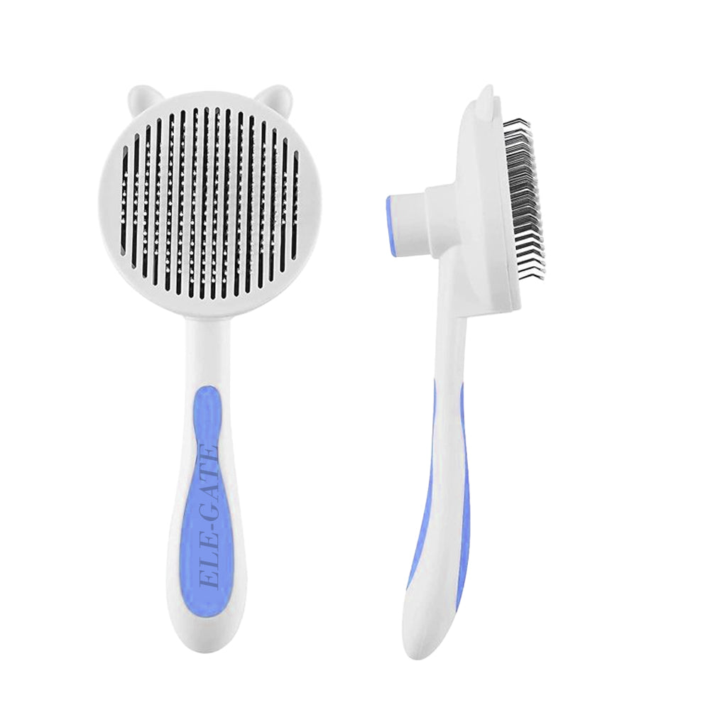 Cepillo para Mascota Autolimpiable con Forma de Gatito – Peine Suave para Perros y Gatos