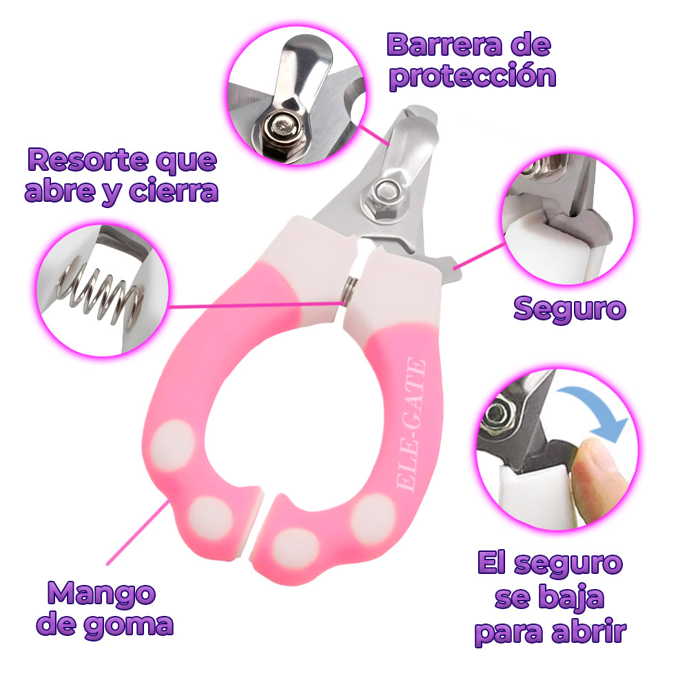 Cortaúñas con Lima Tipo Alicate para Perros y Gatos – Corte Preciso y Seguro para Mascotas