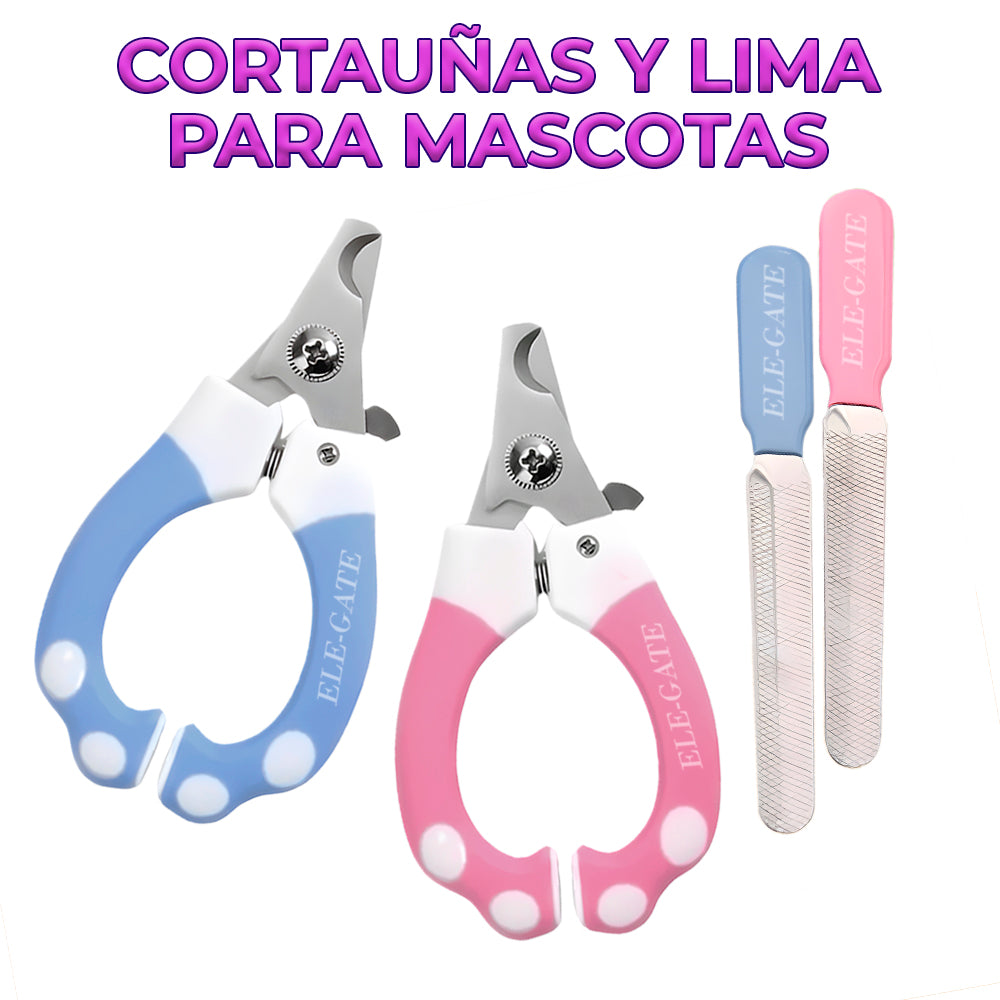 Cortaúñas con Lima Tipo Alicate para Perros y Gatos – Corte Preciso y Seguro para Mascotas