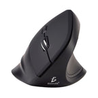 Mouse vertical inalámbrico ergonómico – diseño tipo “handshake”, conexión 2.4 GHz / Bluetooth, ideal para oficina y uso prolongado