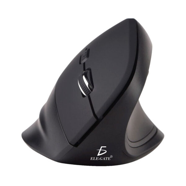 Mouse vertical inalámbrico ergonómico – diseño tipo “handshake”, conexión 2.4 GHz / Bluetooth, ideal para oficina y uso prolongado