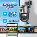 Cámara de Seguridad IP66 de 4MP con Doble Lente – Visión Nocturna, Impermeable y Control desde App Móvil