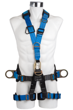 Arnés de posicionamiento 5 puntos A3 Alto Altura Segura – Cuerpo completo, cintas 45 mm, 4 anillos «D», para trabajos en altura