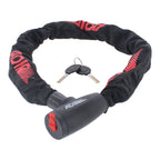 Candado Metálico con Cadena Forrada 90 cm Antirrobo – Seguridad para Bicicletas, Motos y Puertas