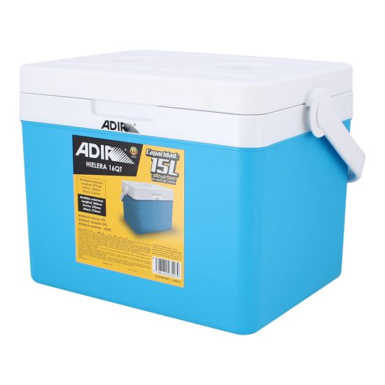 Hielera Portátil 15 Litros 16QT Adir 12115 – Conserva Bebidas y Alimentos Fríos