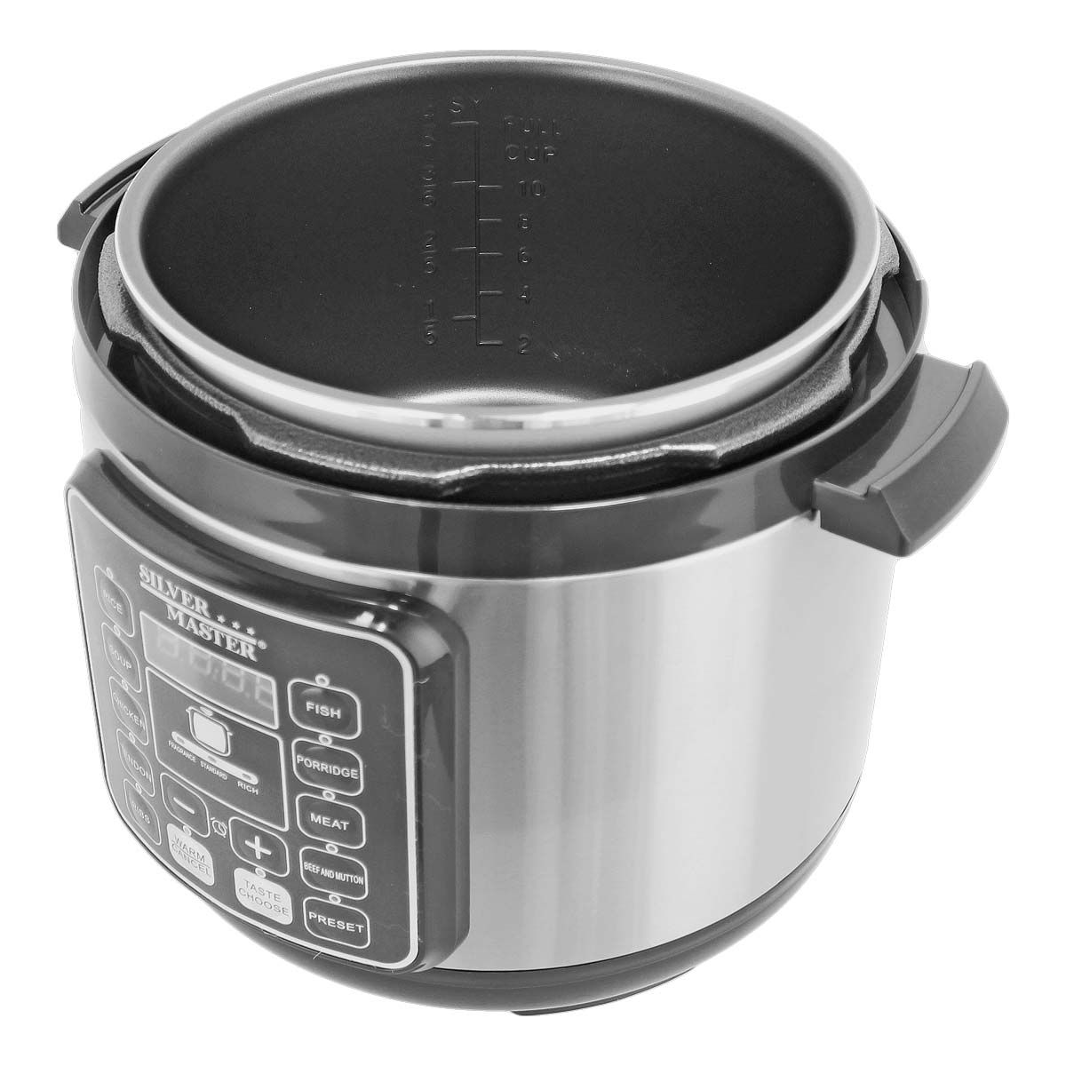 Multi-Olla de Presión 6 L Silver Master – 9 Funciones Automáticas