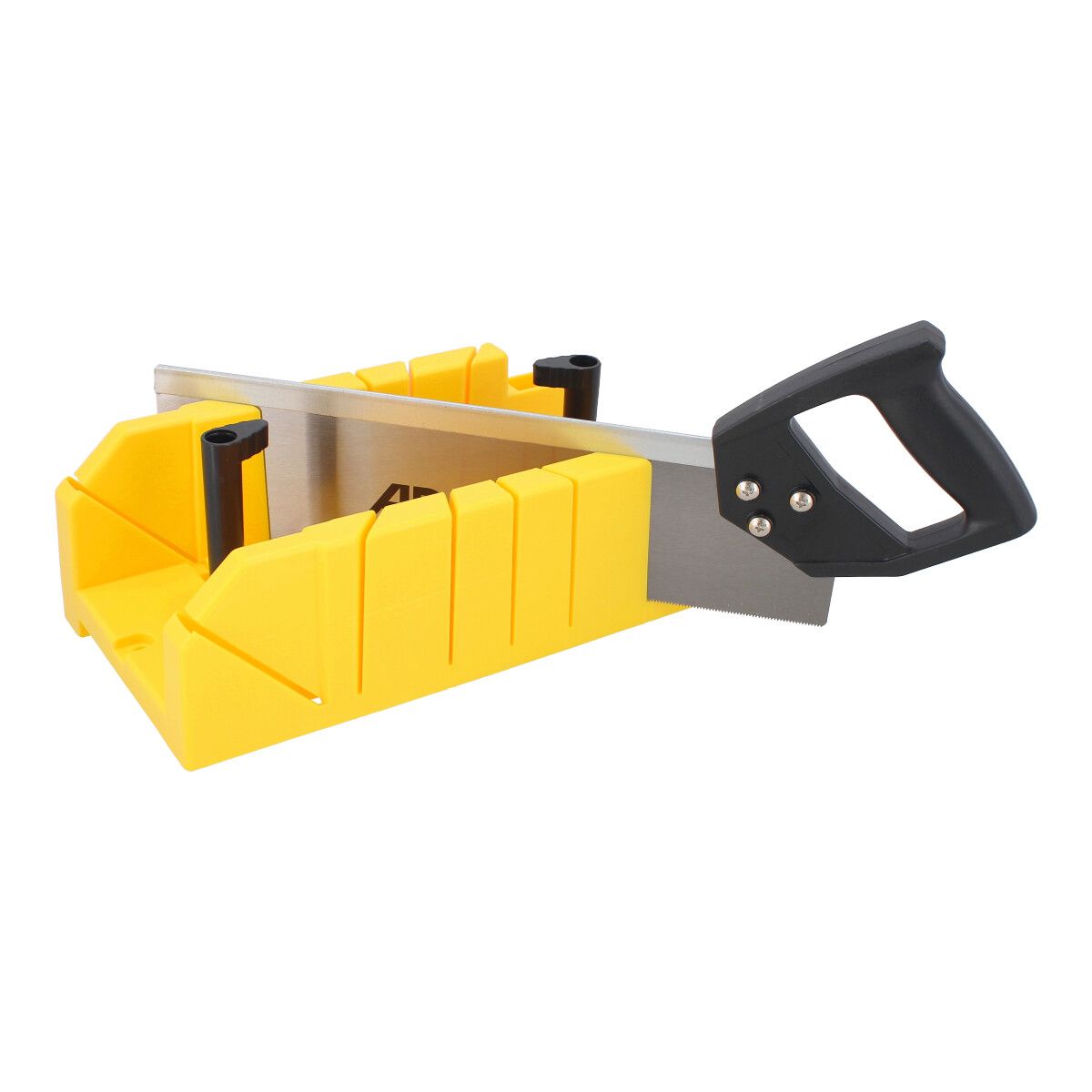 Caja de Inglete con Serrucho de Costilla Adir 13271 – Juego de Corte Preciso 12” para Madera, Molduras y Plásticos