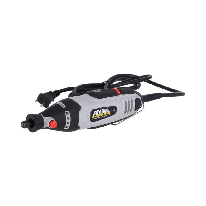 Mototool 140W Adir 13402 con Soporte Telescópico y 40 Accesorios – Herramienta Multifunción para Tallado y Pulido