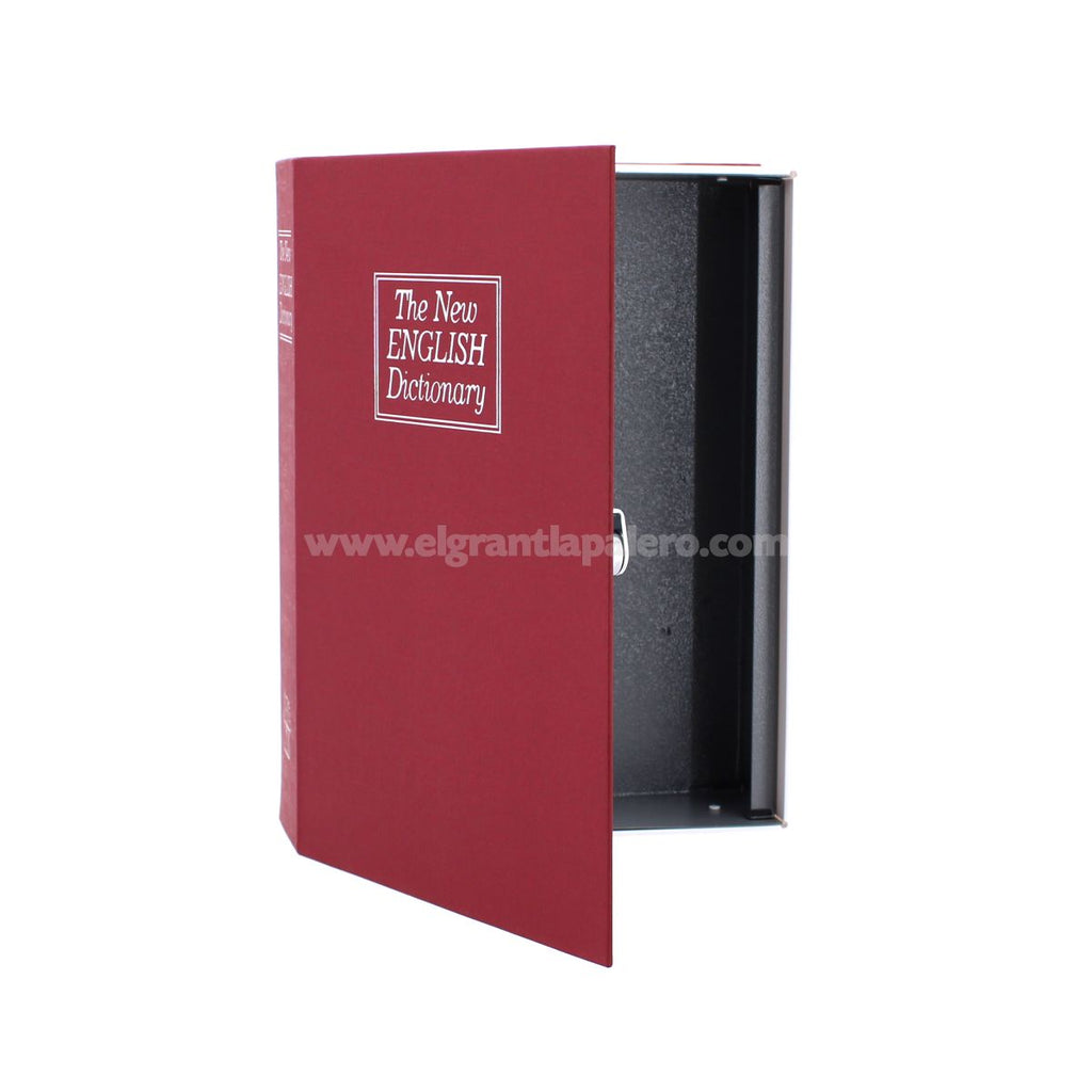 Caja de Seguridad Tipo Libro Adir – Caja Fuerte Disfrazada con Cerradura Metálica para Dinero, Joyas o Documentos