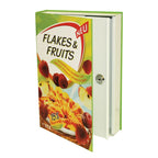 Caja de Seguridad Tipo Cereal Adir – Caja Fuerte Disfrazada con Diseño Real de Cereal para Dinero, Joyas o Documentos