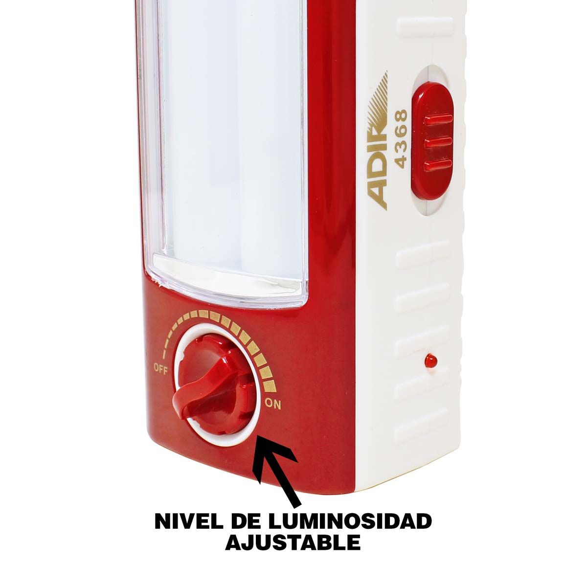 Luminario de Emergencia Portátil Recargable Adir 4368 – Luz de Seguridad LED para Hogar, Oficina y Negocio