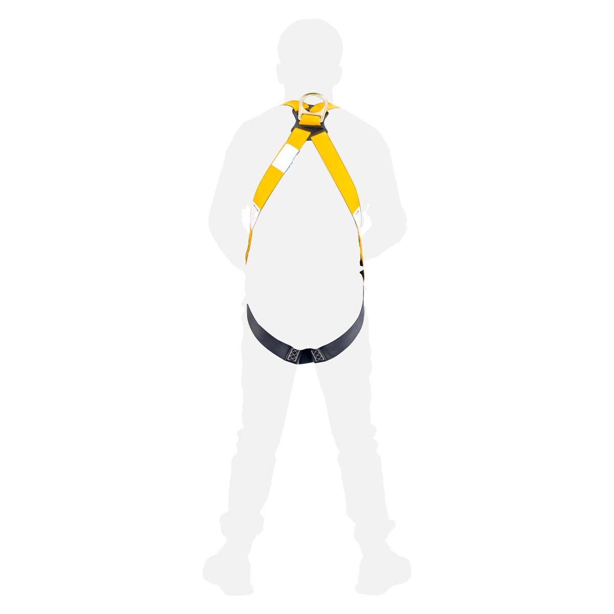 Arnés de Cuerpo Completo Adir 527 – Arnés de Seguridad Industrial con 3 Anillos de Anclaje y Hebillas de Ajuste Rápido